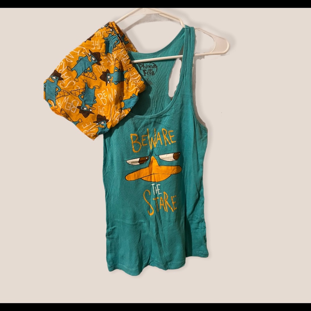 Perry the Platypus Phineas and Ferb pajamas